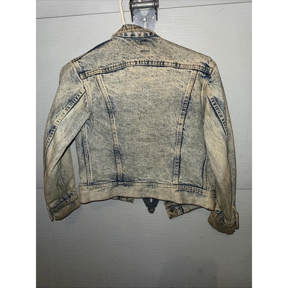 Vintage Lee Jacket Youth 12 80s USA Vintage Button Out One Of A Kind